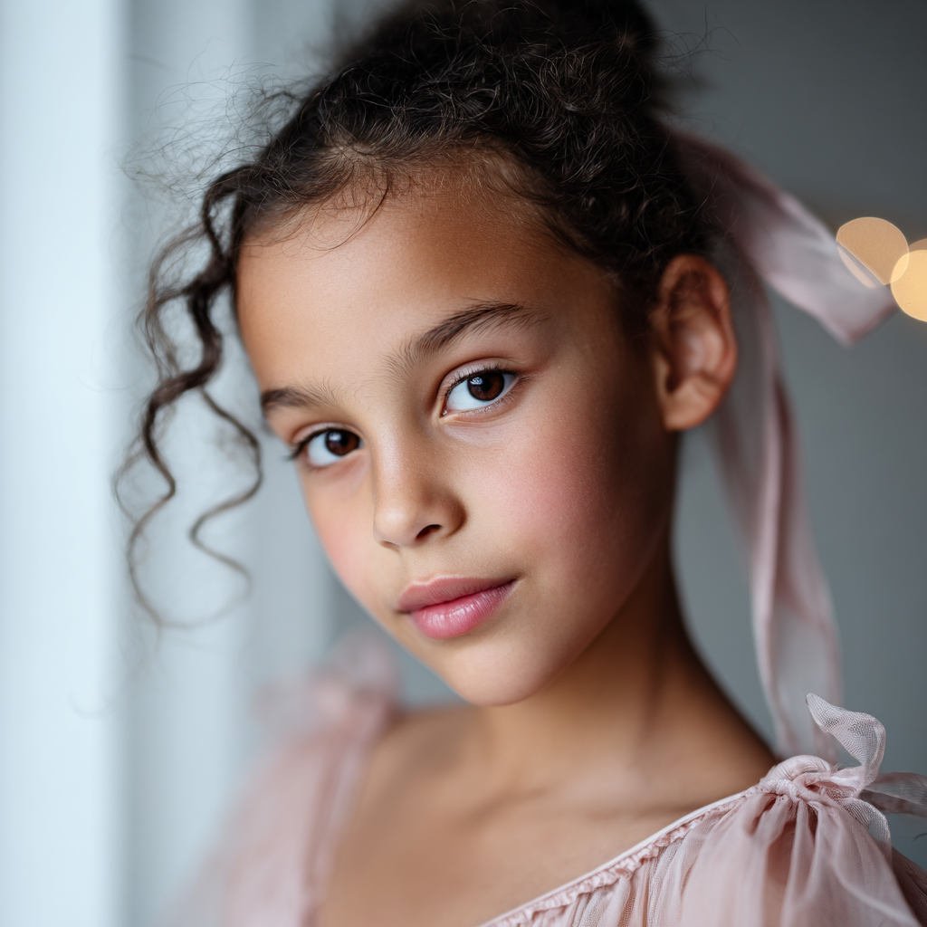 Portrait of young voice student